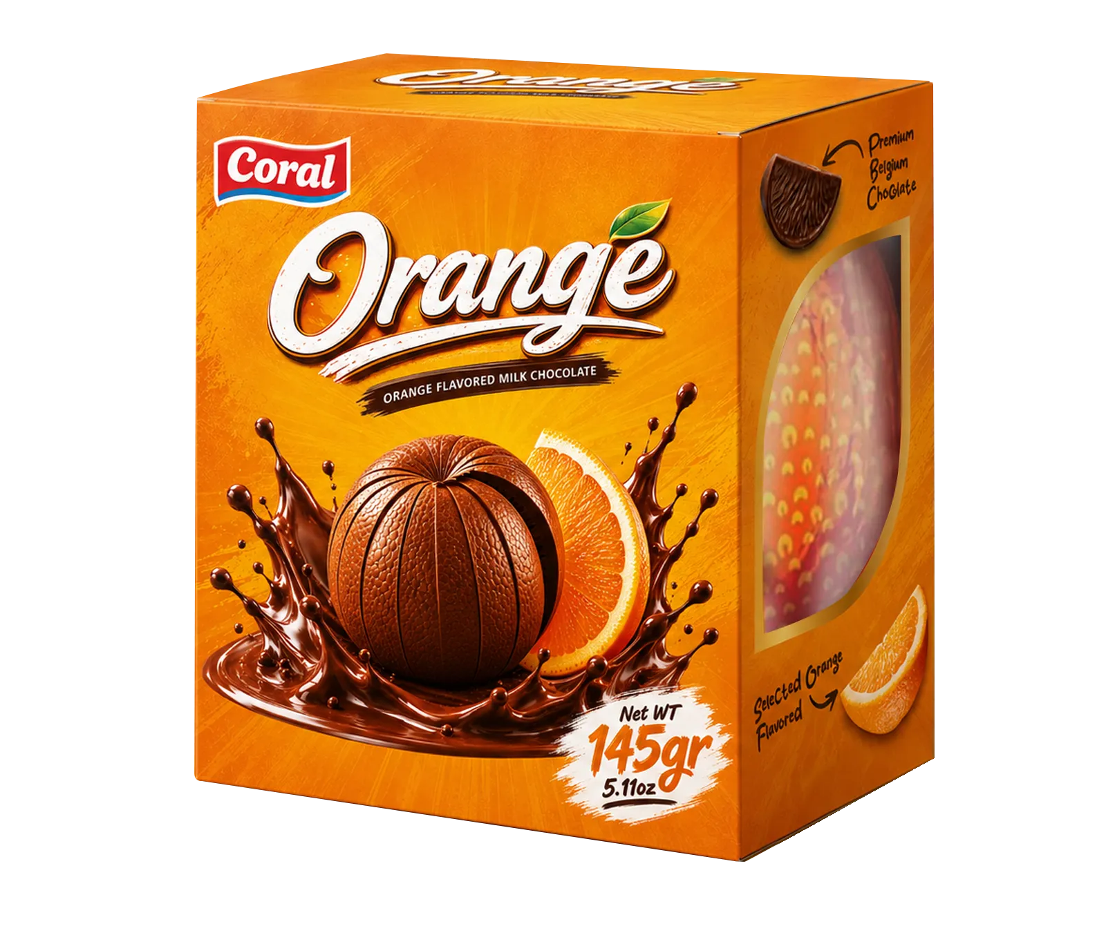 Coral Orange Chocolate