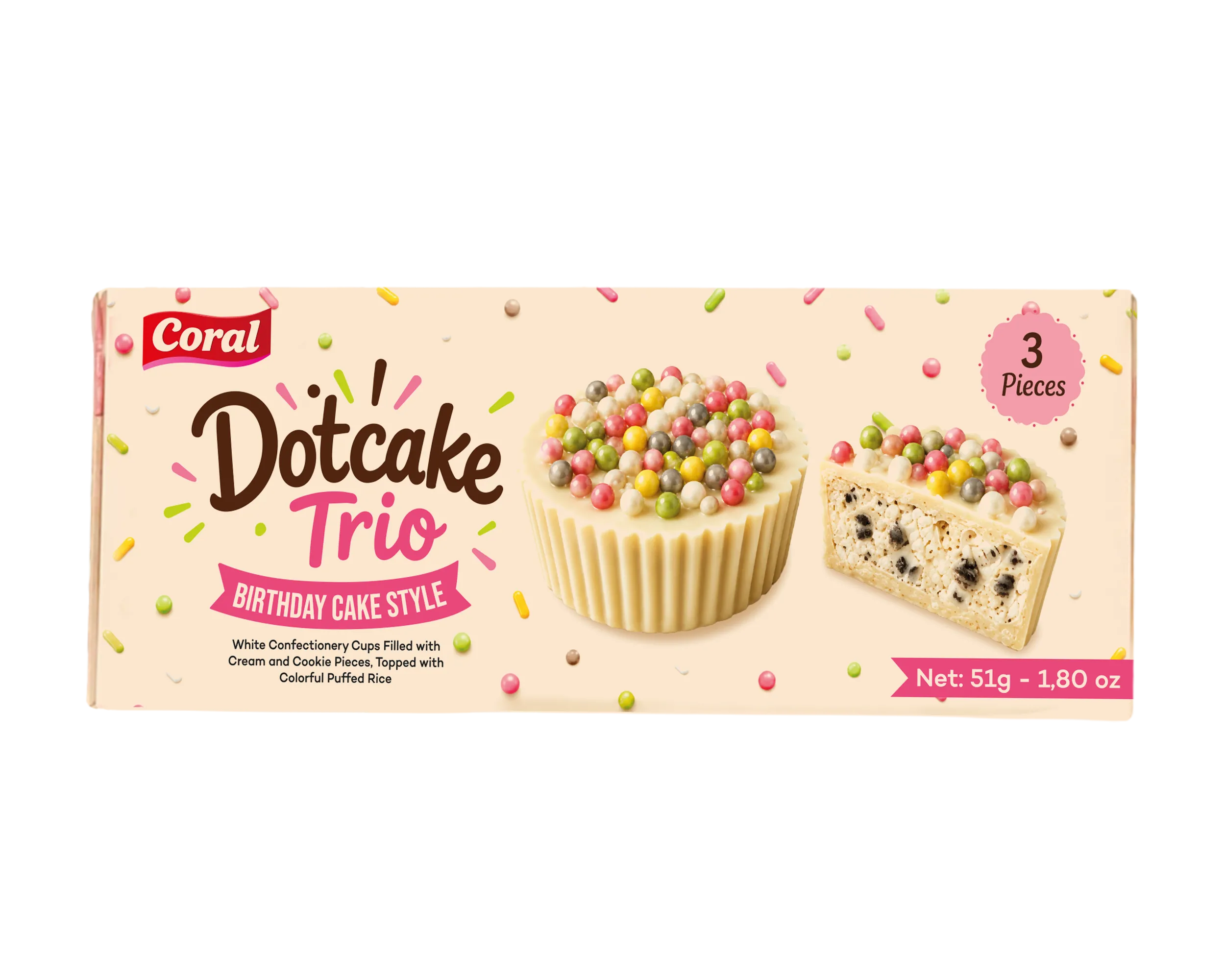 CORAL Dotcake Trio 51 g