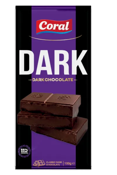 CORAL Dark Chocolate 100 G